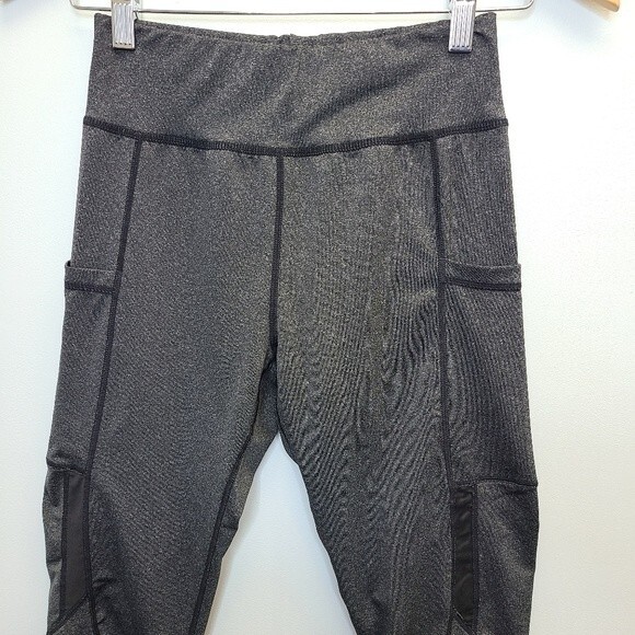Dark Grey Activewear Mesh Leggings S/M - Picture 3 of 9